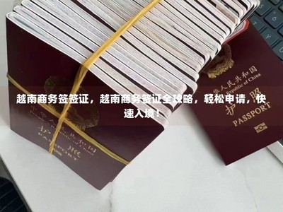 越南商務簽證全攻略 輕松申請，快速入境